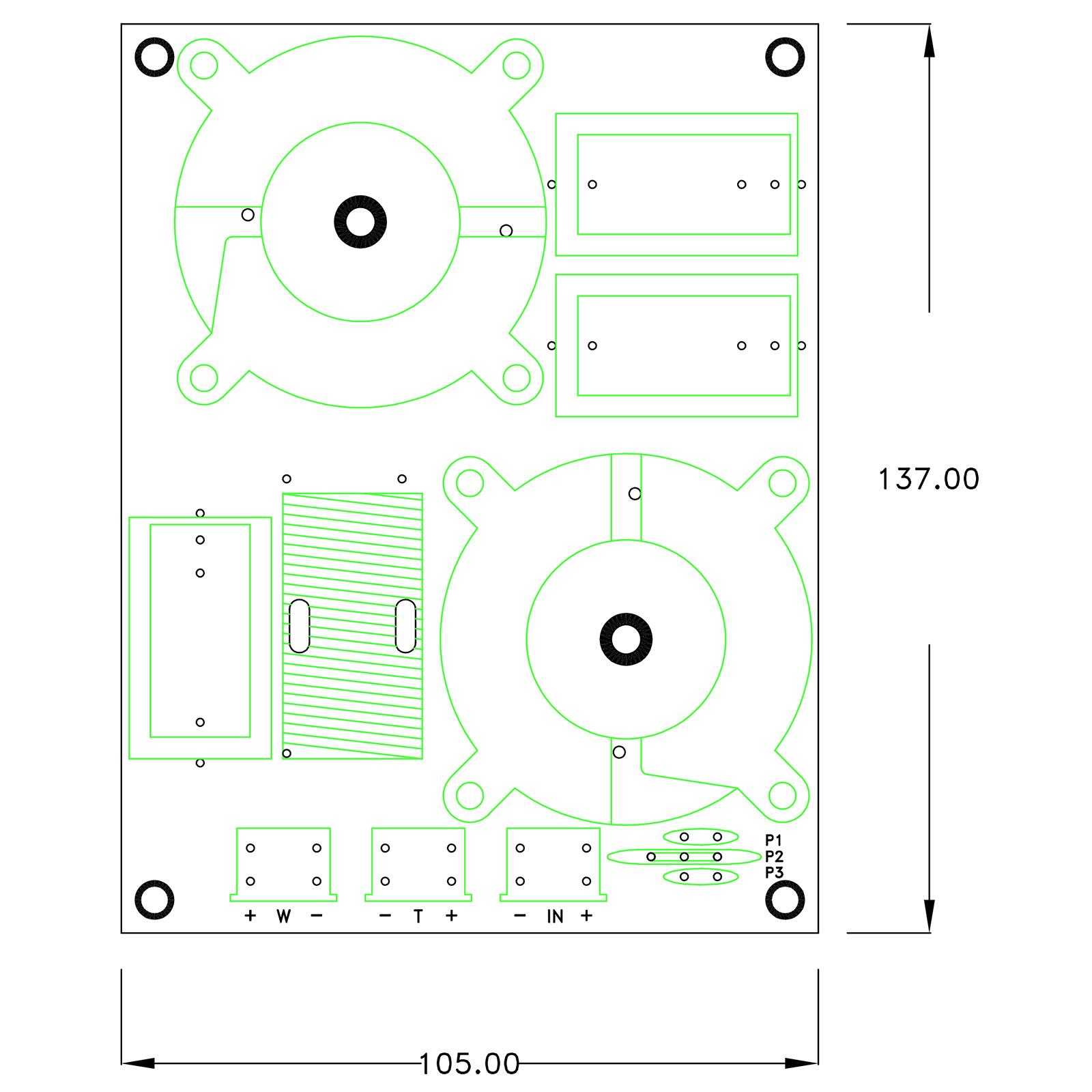 B&C FB464v2 2-Way 3,500 Hz Passive Crossover For DCX464-8 Coaxial